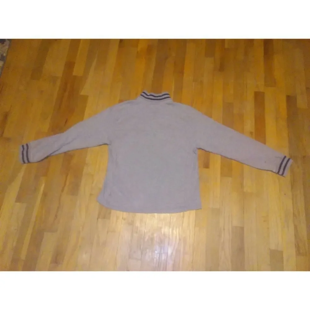 Polo Ralph Lauren Youth Sweater Jacket Grey/Blue Zip Cotton Size XL 20